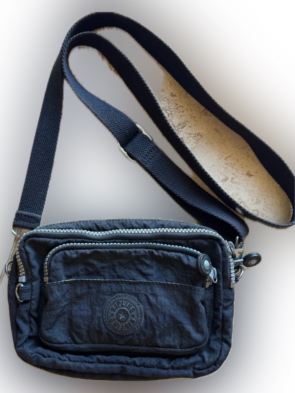 KIPLING Black Crossbody Bag AND Fanny pack all in one!!